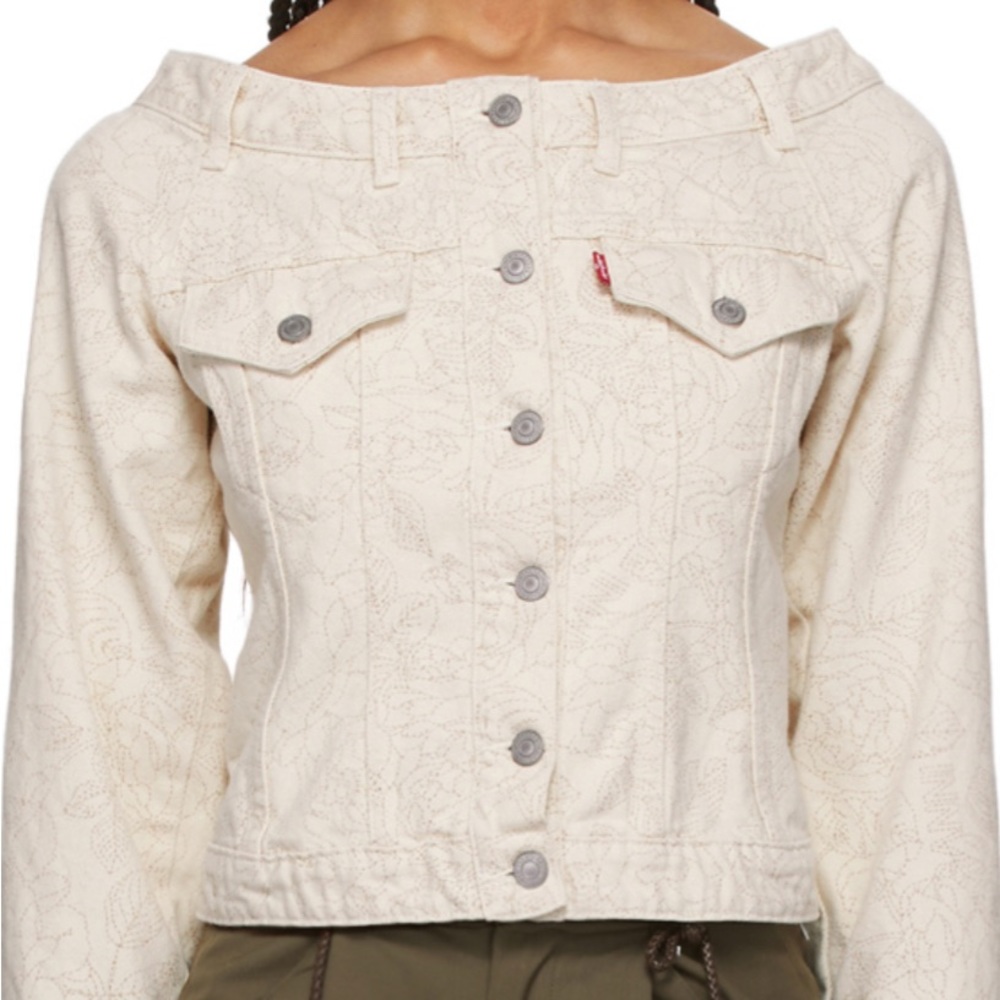 Ganni x Levi’s Off Shoulder Jacket size L